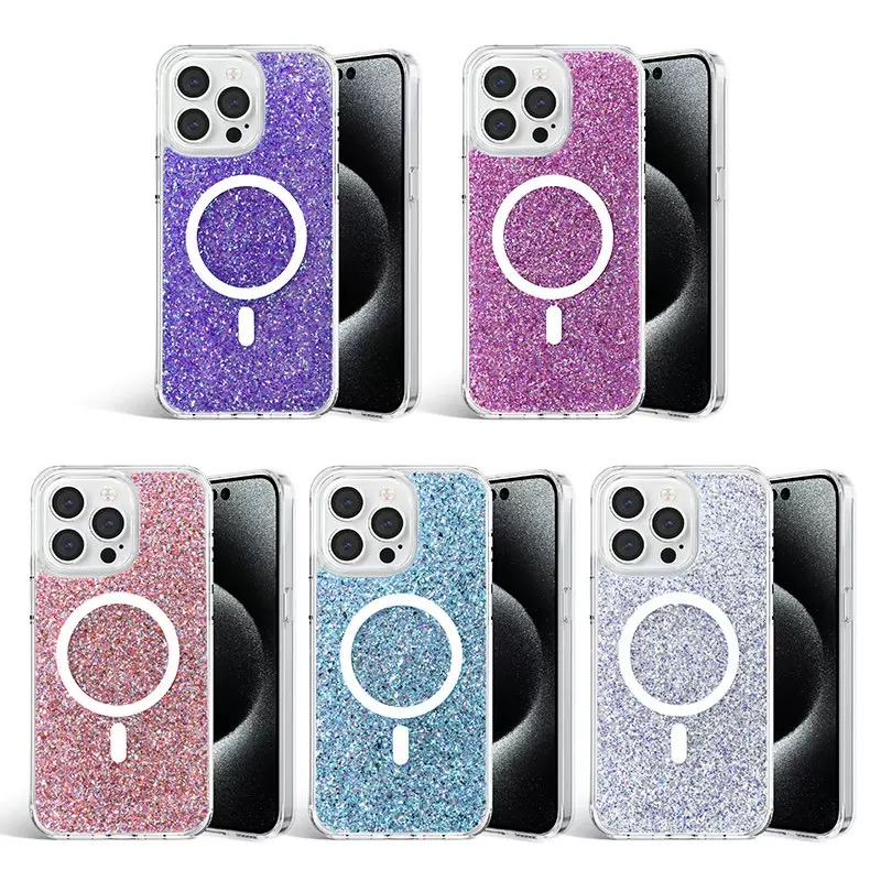Best-Selling New Glitter Magnetic Phone Case Is Suitable for The IP Series