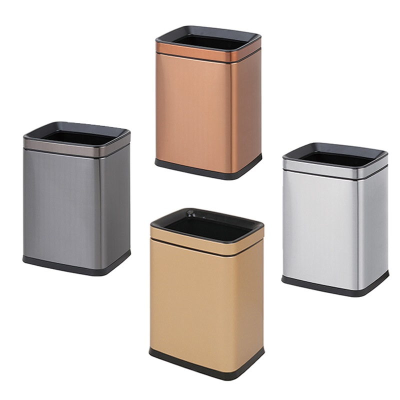 Hot Sell Stainless Steel Hotel Trash Bin Manufacturer