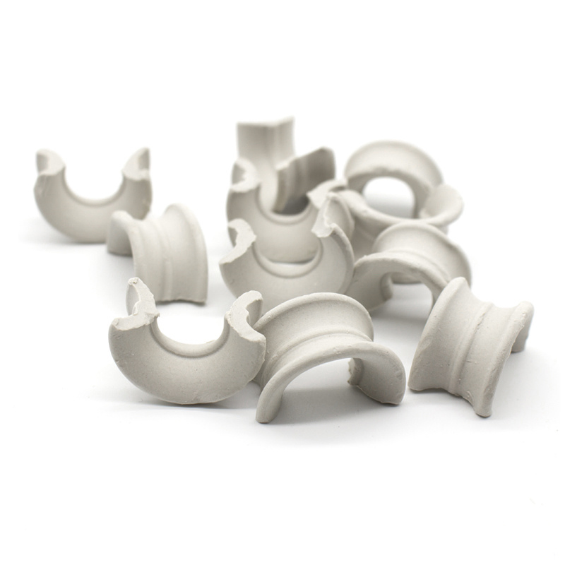 Ceramic Intalox Saddles for Random Packing in Chemical Towers