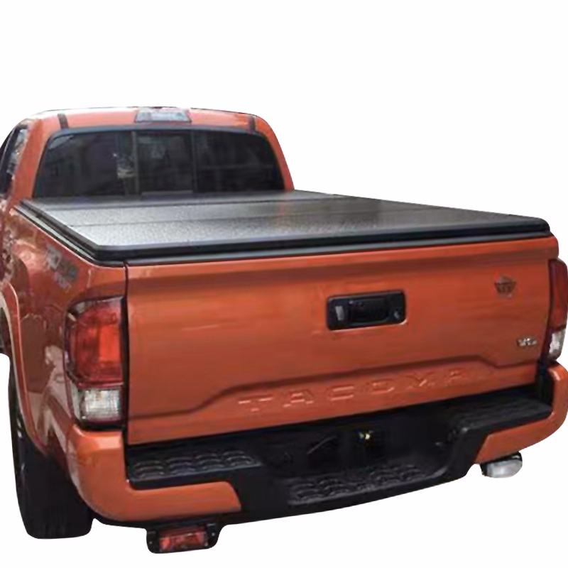Zolionwil Accessories Hard Folding Pickup Truck Cover Tonneau Bed Cover for Toyota Tacoma