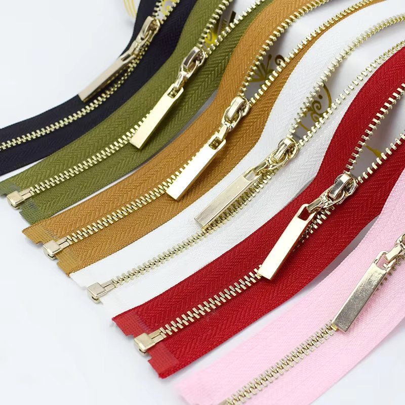 Wholesale 40-70cm Open-End Metal Zipper Multi-Color Garment Accessories for Clothing Coats Bags Sewing