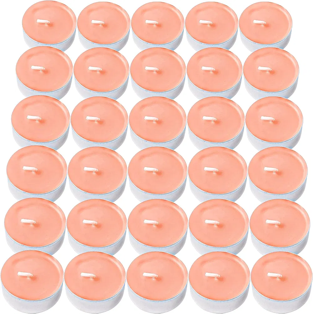 10 50 100 200 Pack Colored Smokeless Tealight Candles Fragrance Candle