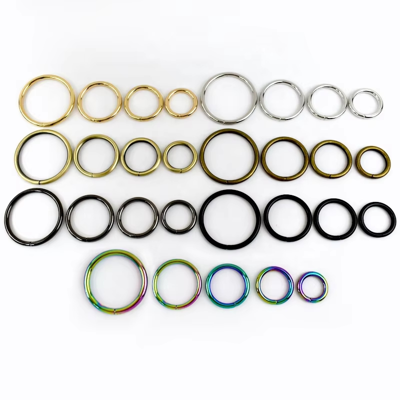 38mm Alloy O Ring Buckle Bag Strap Connective Hook Luggage Hardware Snap Buckle for DIY Handmade Pet Rope Chain