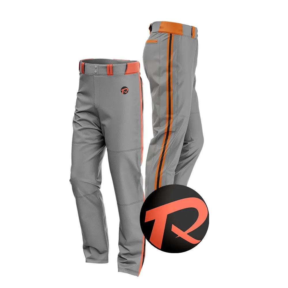 Classic Pinstripe Custom Baseball Pants with Durable Double Knee