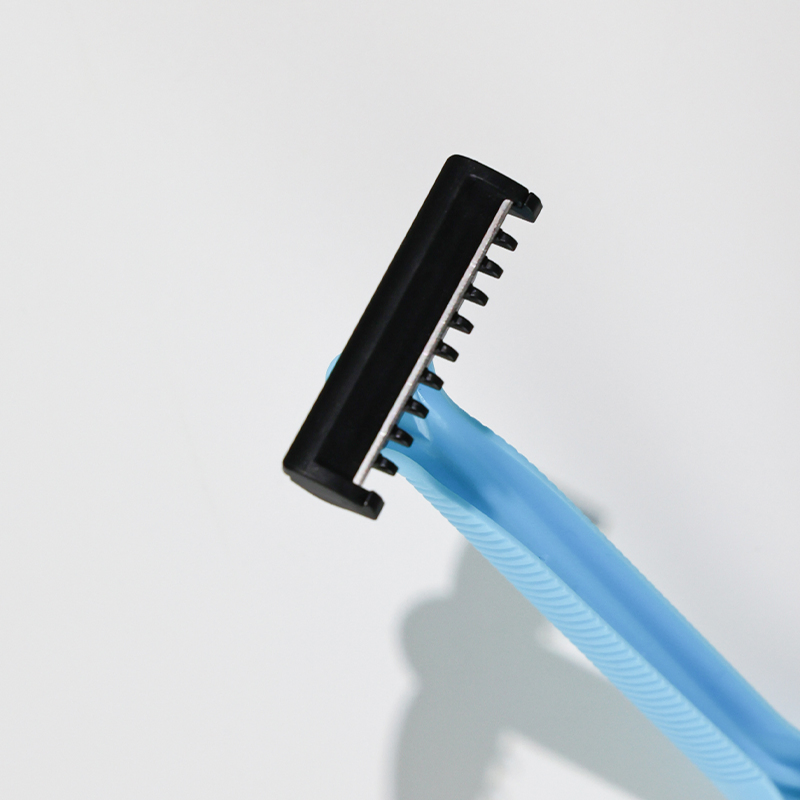Disposable Manual Razor Single Blade Blue Handle Travel Hotel Wholesale