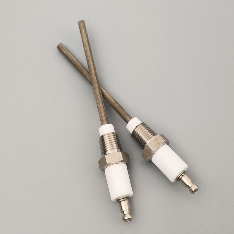 1/4 NPT 300mm 95% Alumina Ceramic Ignitor Spark Electrode for Gas Burner