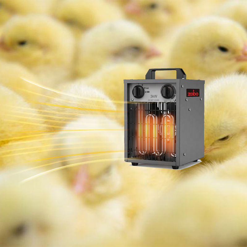 Powerful 3000W Electric Heater for Indoor Greenhouses and Poultry