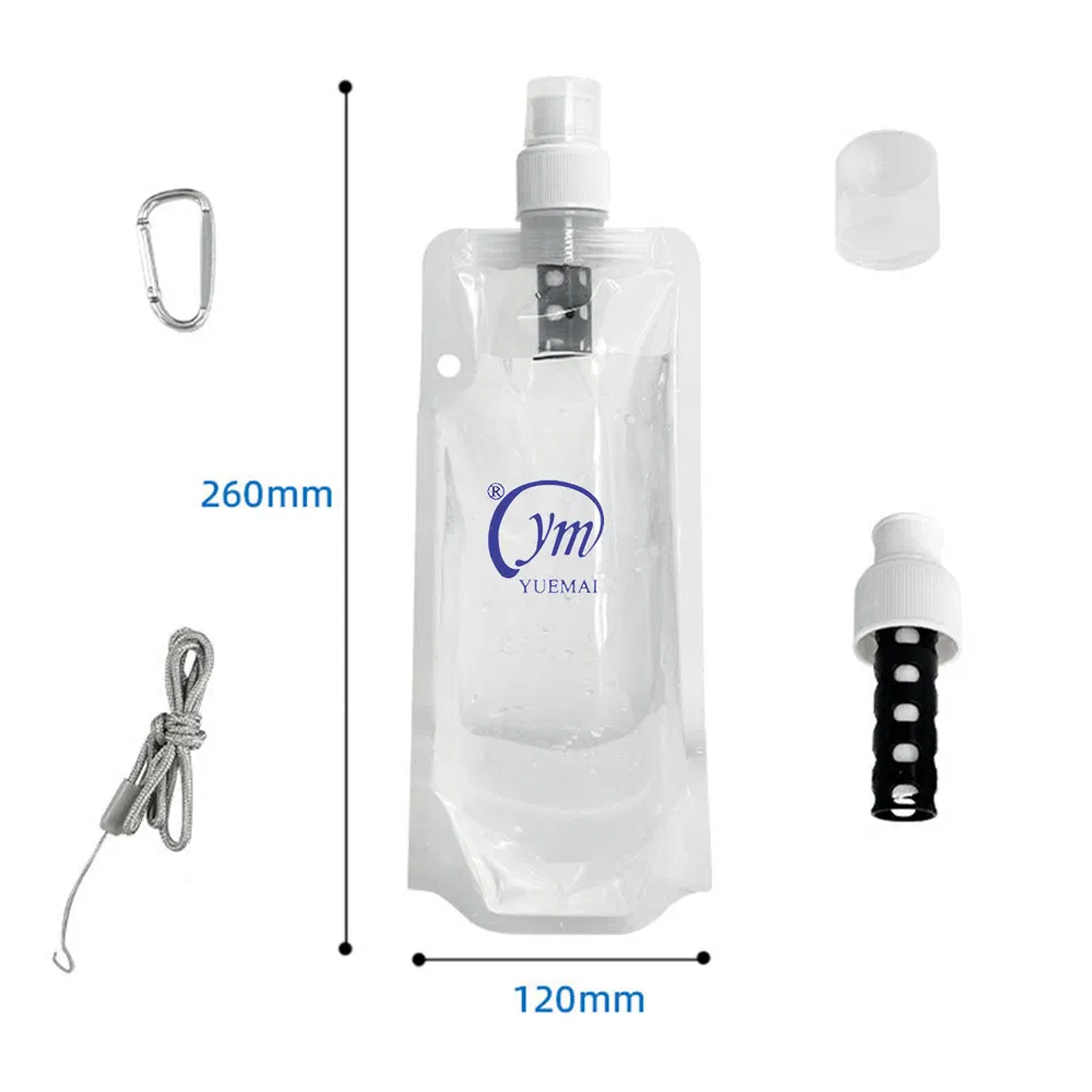 Camping Hiking Emergency Treatment Portable Water Filtration System Filtering Water Bag