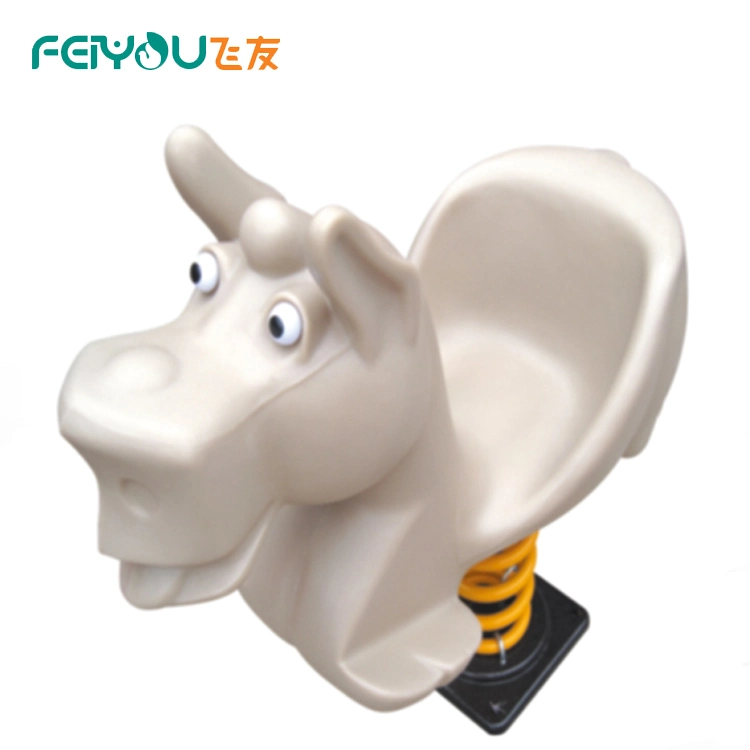 China Factory Dinosaur Animal Shape Kids Cheap Plastic Outdoor Spring Rocking Horse Toys Ride on Spring Toys