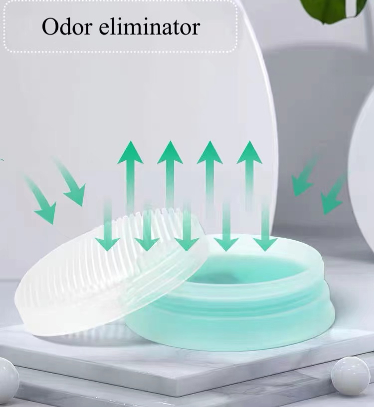 Gel Solid Air Freshener and Odor Eliminator Scent Car Air Freshener Long Lasting Air Solid Air Freshener and Odor Eliminator, Cool and Clean Scent