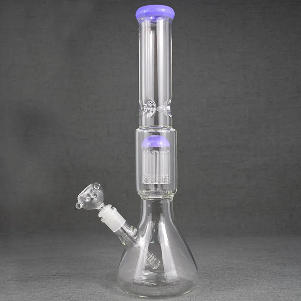 19 Inches Tall Glass Freezable Glycerin Coil Smoking Pipes Showerhead Perc Glass Big Water Pipes