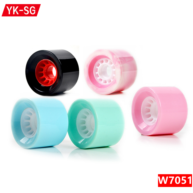 70*51mm Cruiser Dancing Big Custom Printed PU 70mm Longboard Sliding Wheels 7050