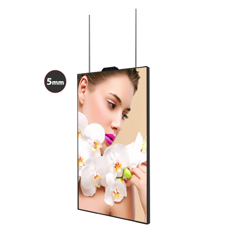 49 Inch LCD Window Facing Display 3000 Nits Sun Readable Restaurant Digital Menu Board