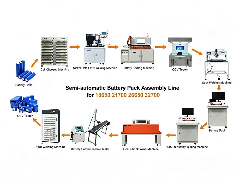 Lithium Battery Module Pack Production Line Machine Equipment