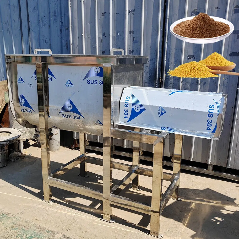 Stable Quality Horizontal Ribbon Blender Mixer Commercial Powder Mixer Machine Durable Spiral Ribbon Mixing Machine