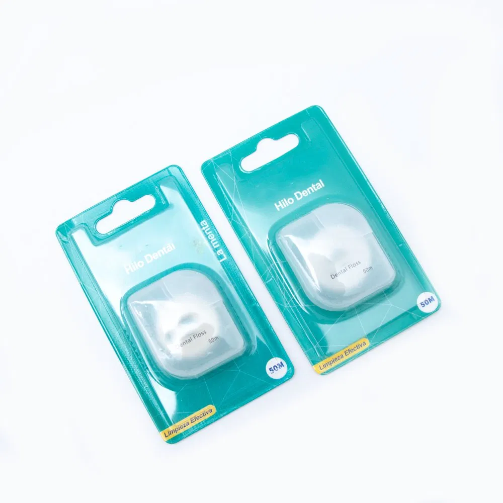 Customized 50m GMP Biodegradable Dental Floss Eco-Friendly Mint Flavored Oral Care