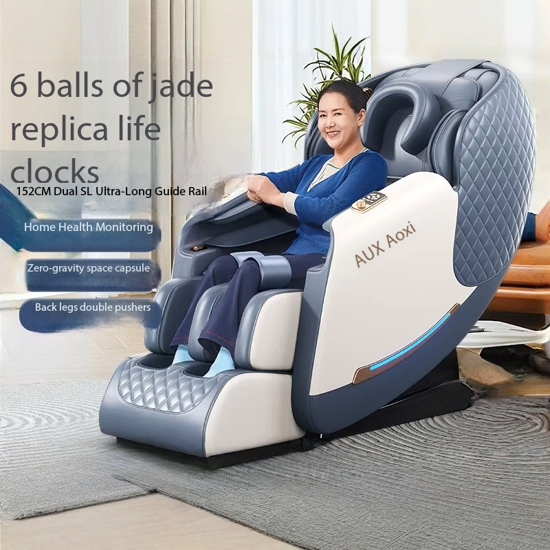 4D SL Track Full Body Zero Gravity Shiatsu Massage Chair with Heat Therapy