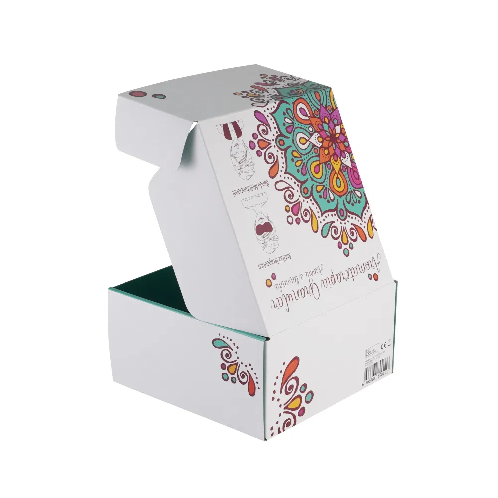 Custom Double Side Printing Corrugated Paper Recycled Colored Gift Clothes Mailer Boxes