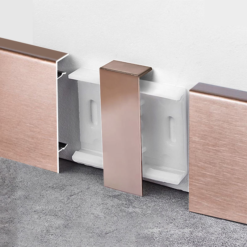 Snap Glue Free Skirting Moulding for Simplified on-Site Wall Base Installation