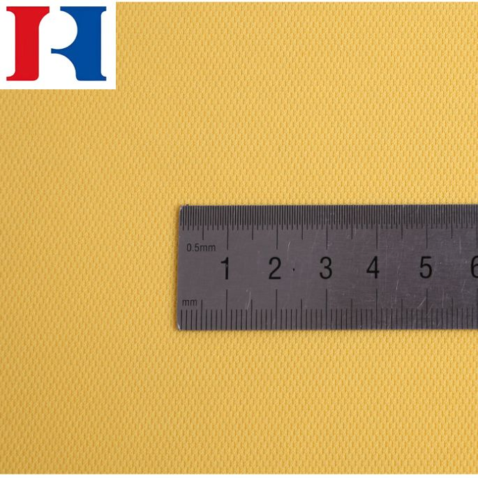 Fire Resistant 40% Cotton Bird Eye Mesh Interlock Fabric for Sportswear