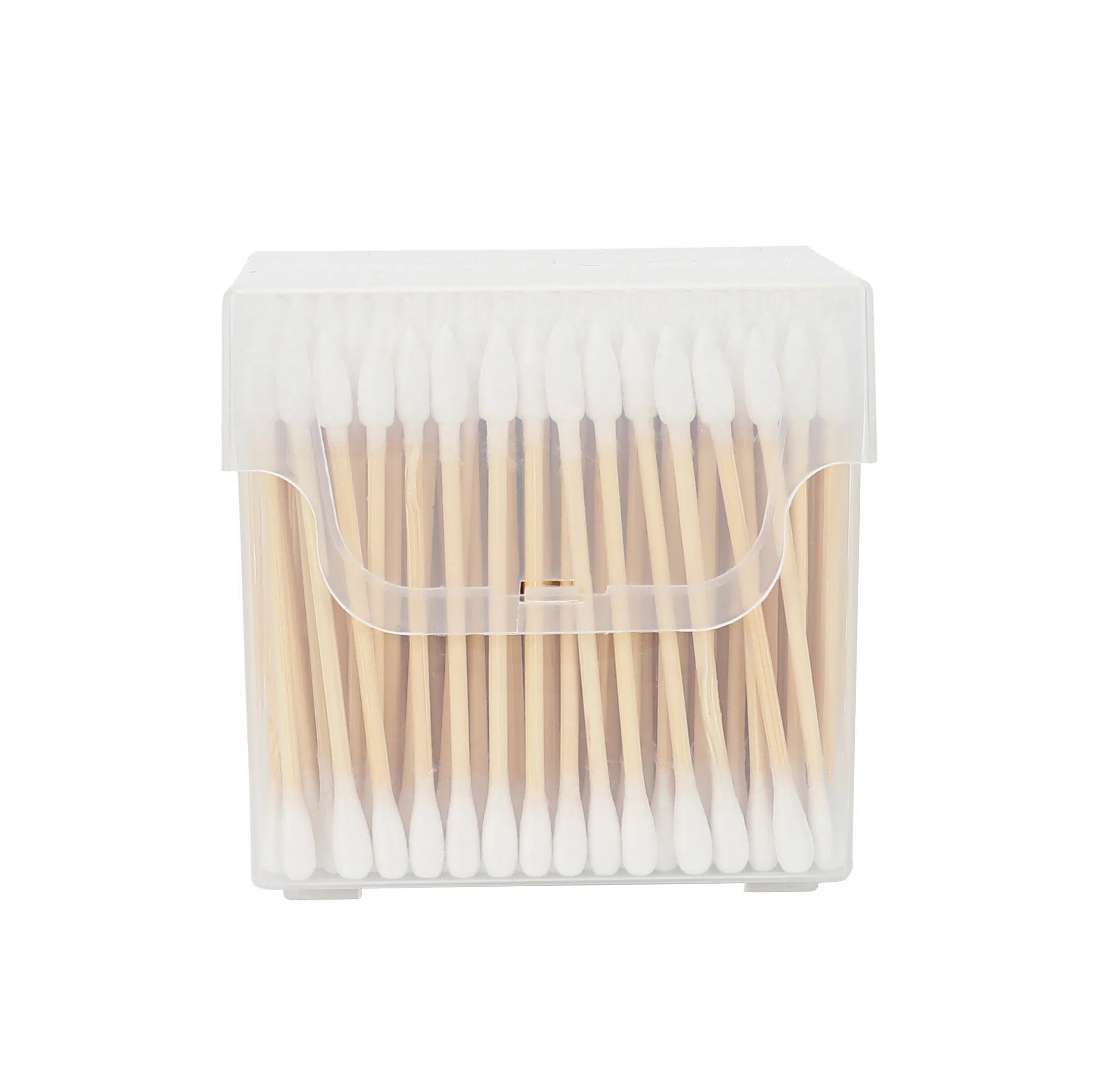 300CT Cotton Swabs with Strong Bamboo Sticks Biodegradable Cotton Buds