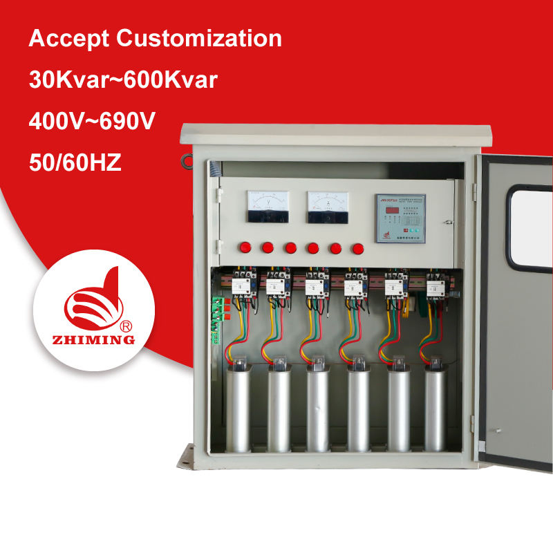 Low-Voltage Shunt Capacitor Bank for Reactive Power Compensation and Factor Correction 400V