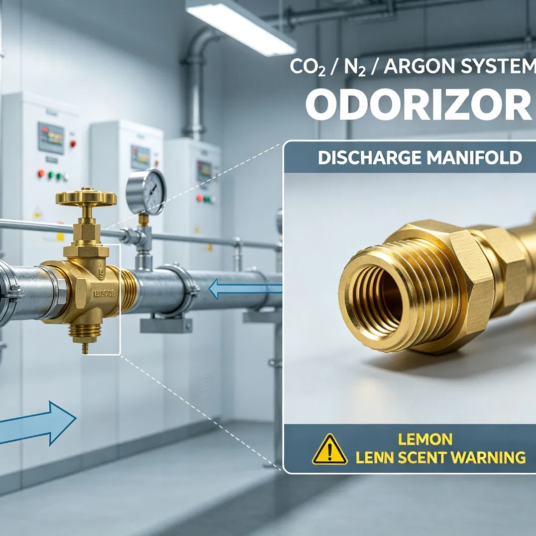 Unidet Inert Gas Odorizer Fire Suppression Odorizer CO2 Fire Odorizer for Gaseous Fire System