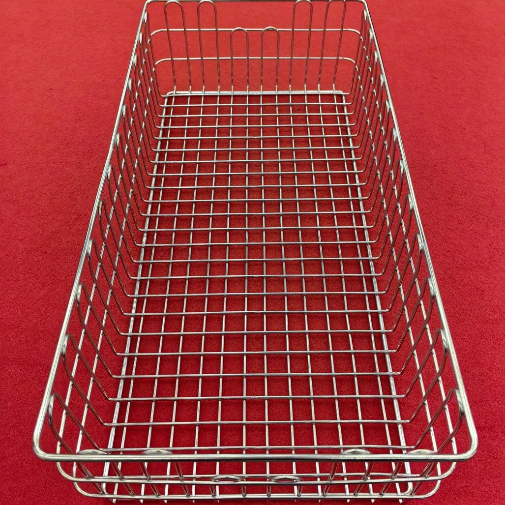 Multipurpose Stainless Steel Wire Mesh Basket for Hospital and Home