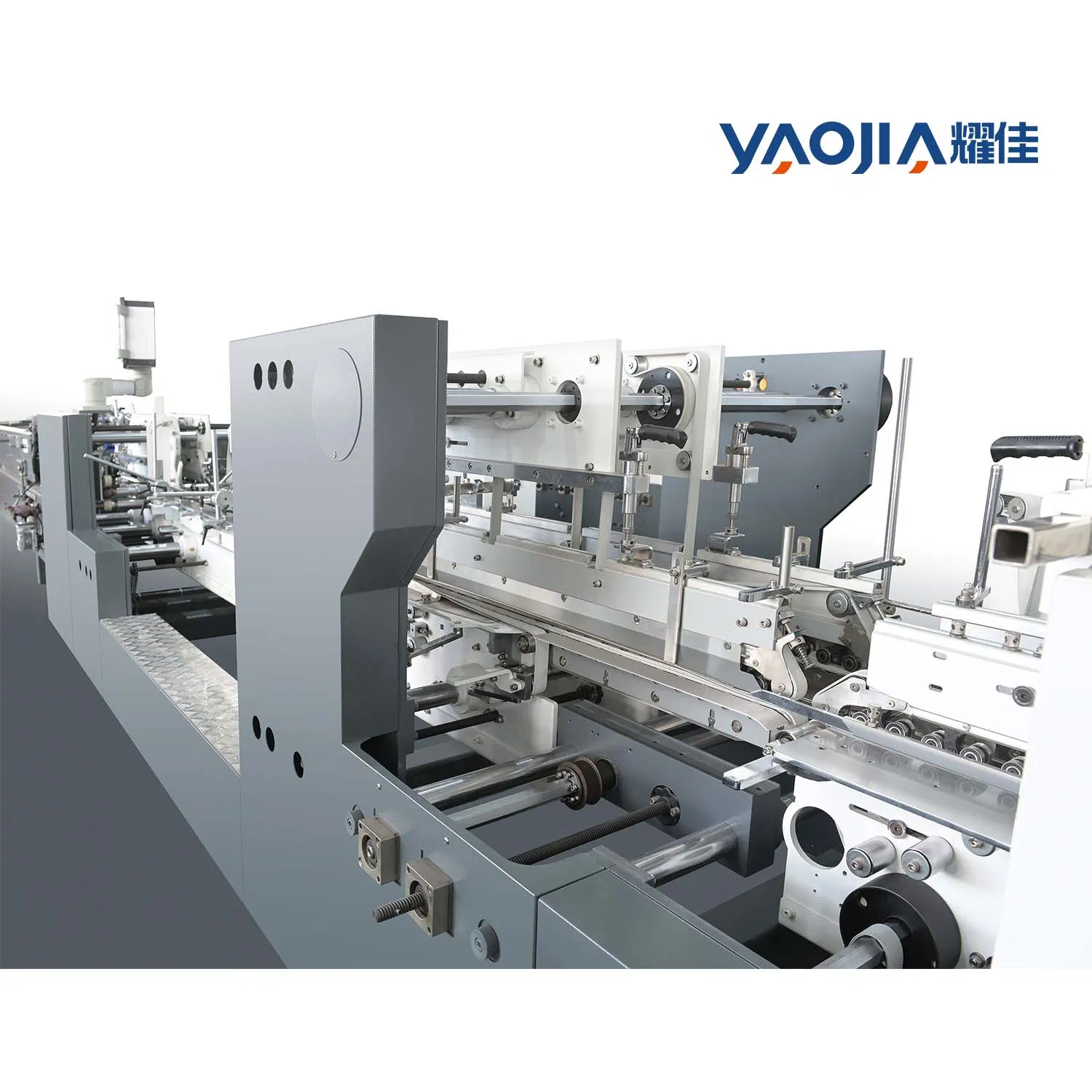 Yaojia Carton Folder Gluer Pallets Max Feeder Width: 950mm Pizza Box Making Machine