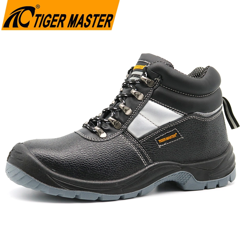Tiger Master Steel Toe Puncture-Proof Anti-Static Water Resistant Men Industrial Safety Shoes