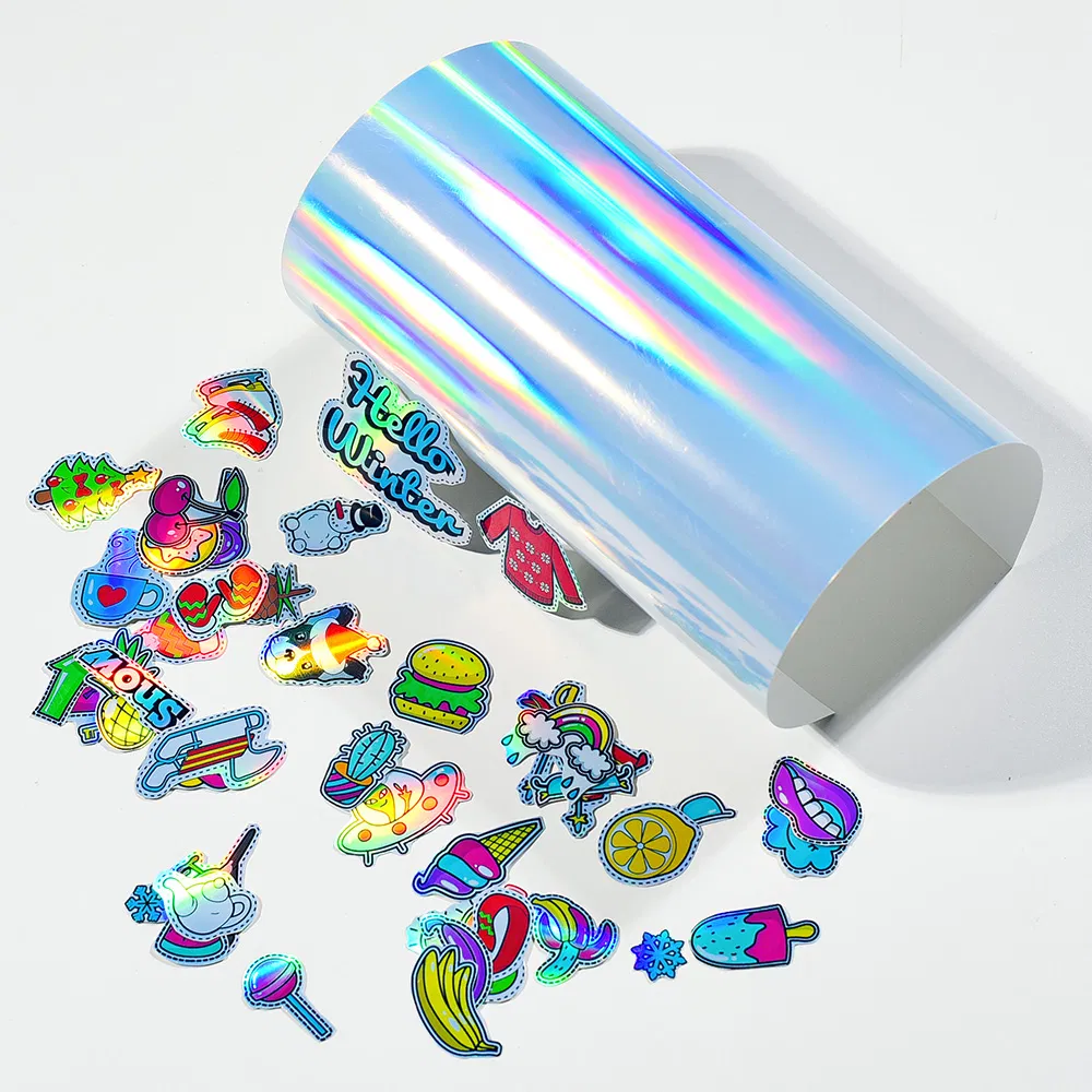 China Wholesale Inkjet Printable Holographic Vinyl Sticker for DIY Crafts