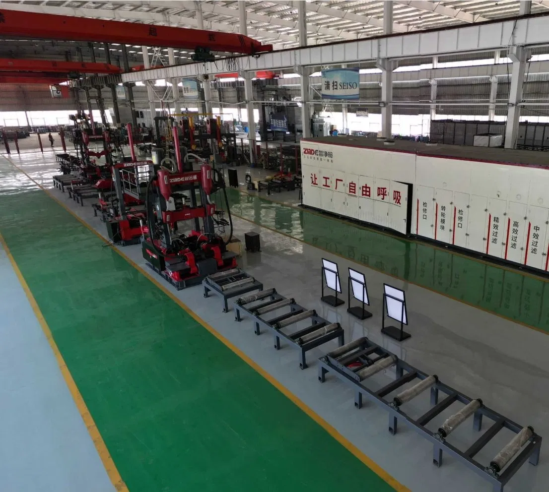 Zmde Steel Construction Welding Line Equipment 3 in 1 Welding Assembly Straightening Machine