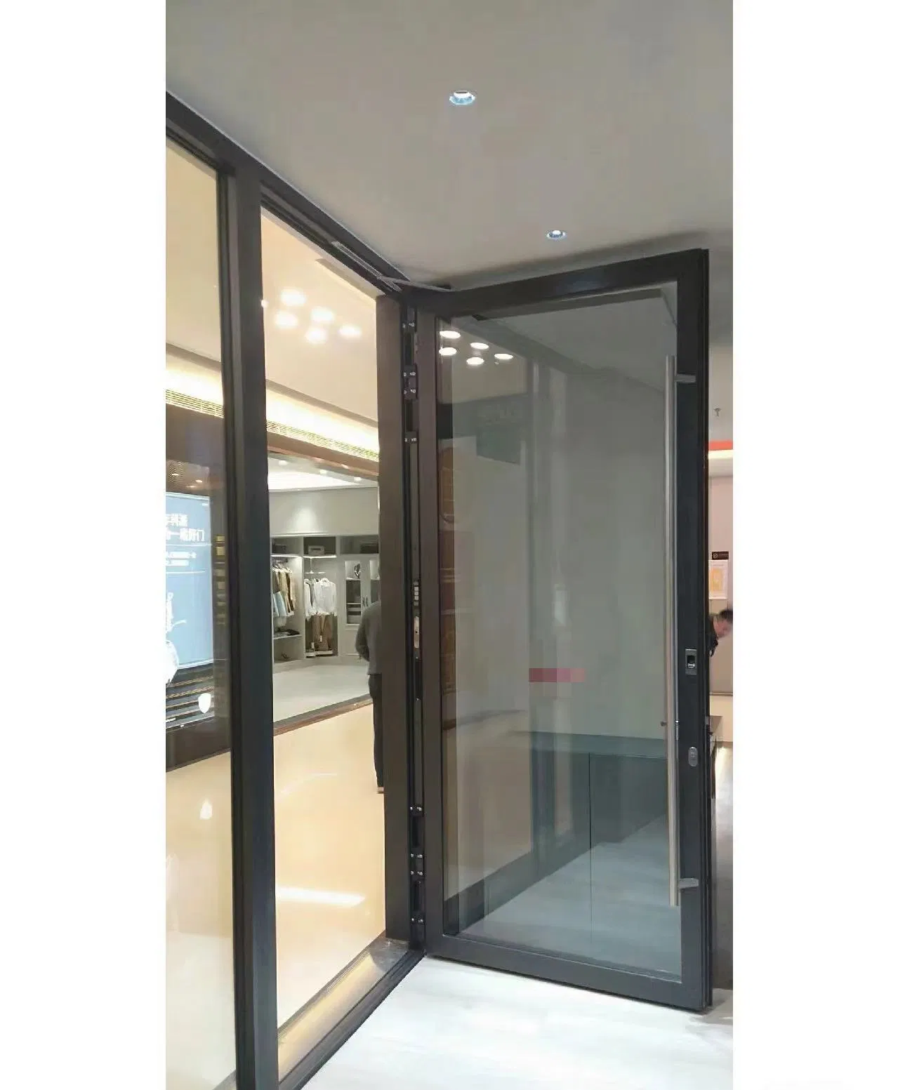 Customized High Quality Aluminum Window Door Profile Aluminum Residential Outside Opening Inside Opening Weatherproof Aluminum Heavy Duty Glass Door