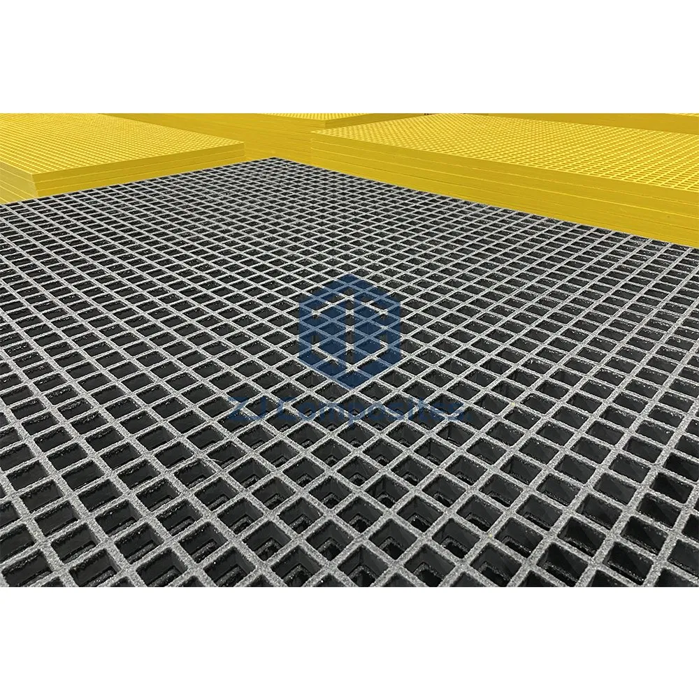 Anti Slip Longevity Fiberglass Grate GRP FRP Grating for Platform