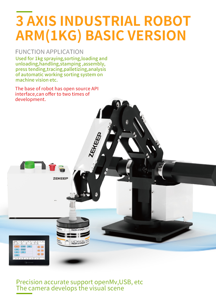 3042A DIY Arduino Robot Arm with Smartphone Control Loading and Unloading Small Product Under The 1kg