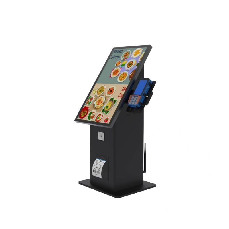 21.5 Inch Counter Touch Self Checkout Kiosk Tabletop Payment Machine