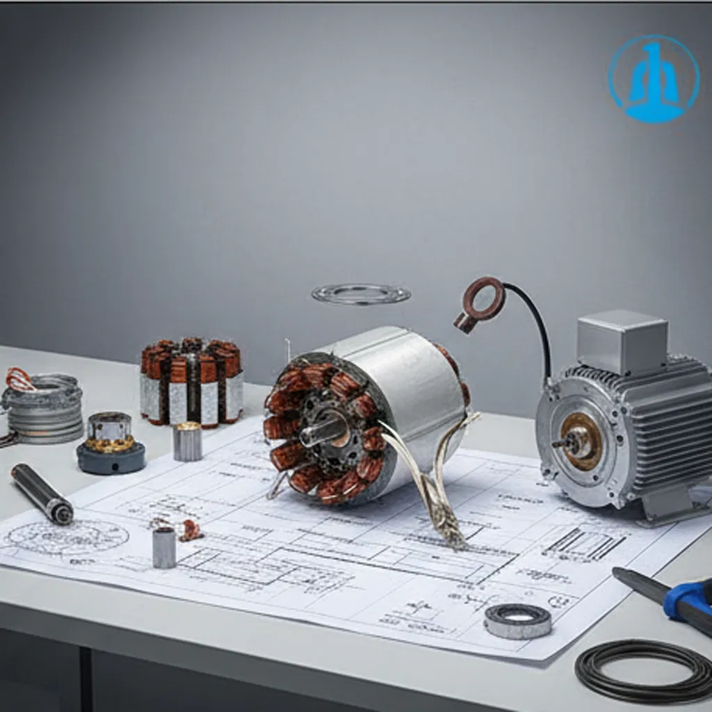 Heat Pump Pmsm High-Efficiency 10kw 72V Permanent Magnet Synchronous Motor
