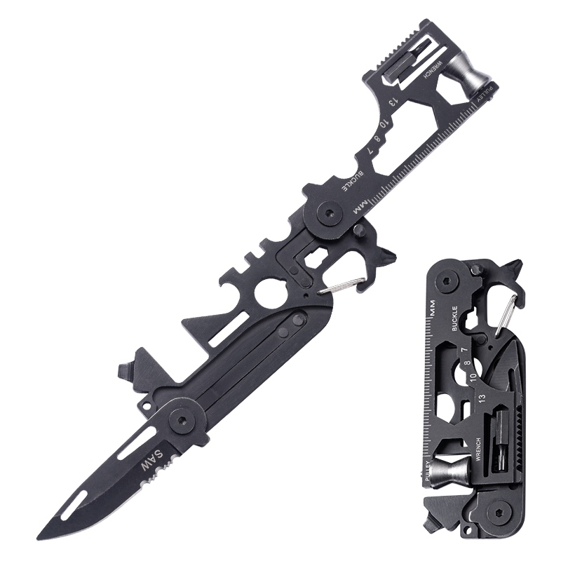 30-in-1 Outdoor Multifunctional Camping Combination Survival Folding Hand Tool