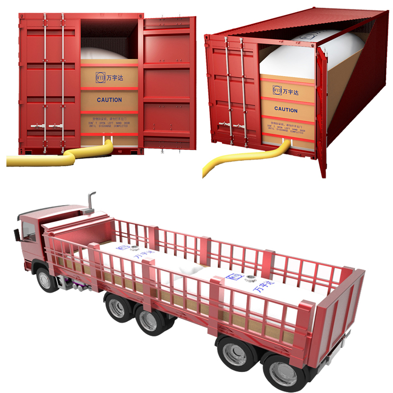 40FT Industrial Plastic Container Flexitank for Bulk Liquids Transportation Storage