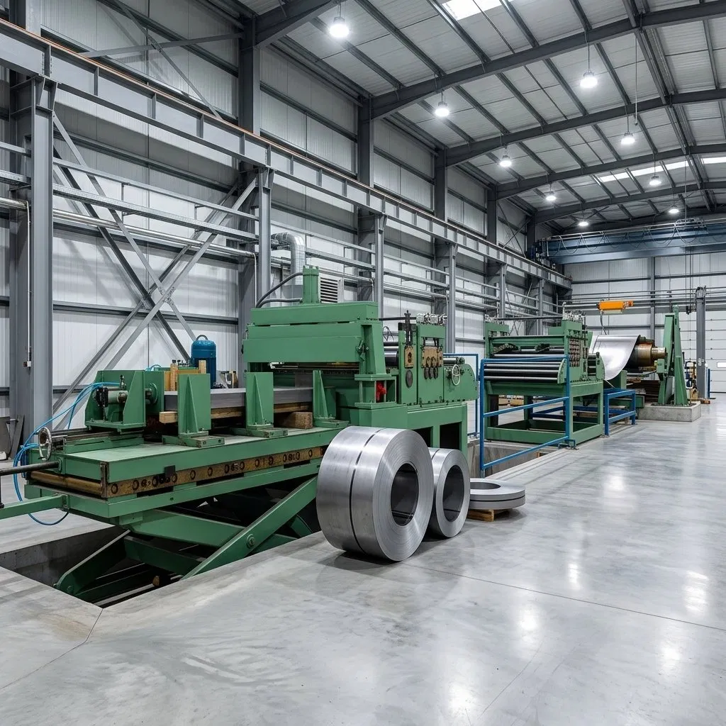 1 X 1250mm Steel Coil Straightening Cut to Length Line