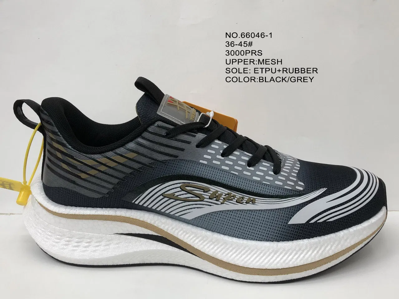 New Fashion Style Couples Comfortable Breathable Sport Running Stock Shoes