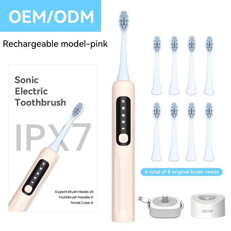 Rechargeable Ultrasonic Smart Toothbrush Adults Automatic Electric Vibrating Toothbrush