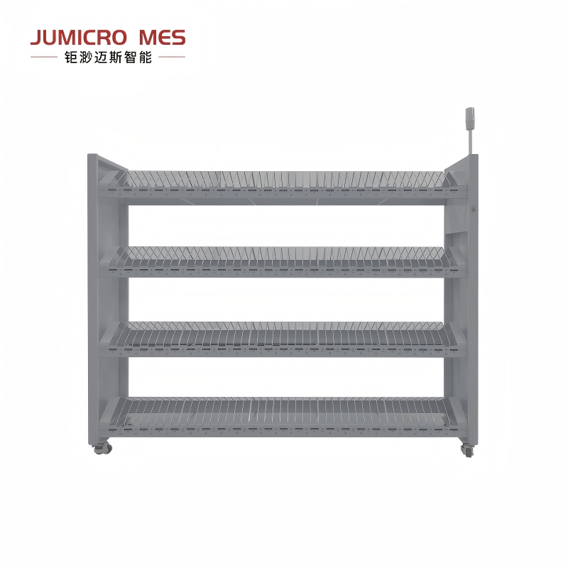 Single-Sided 13-Inch Smart Sensing Reel Rack in White