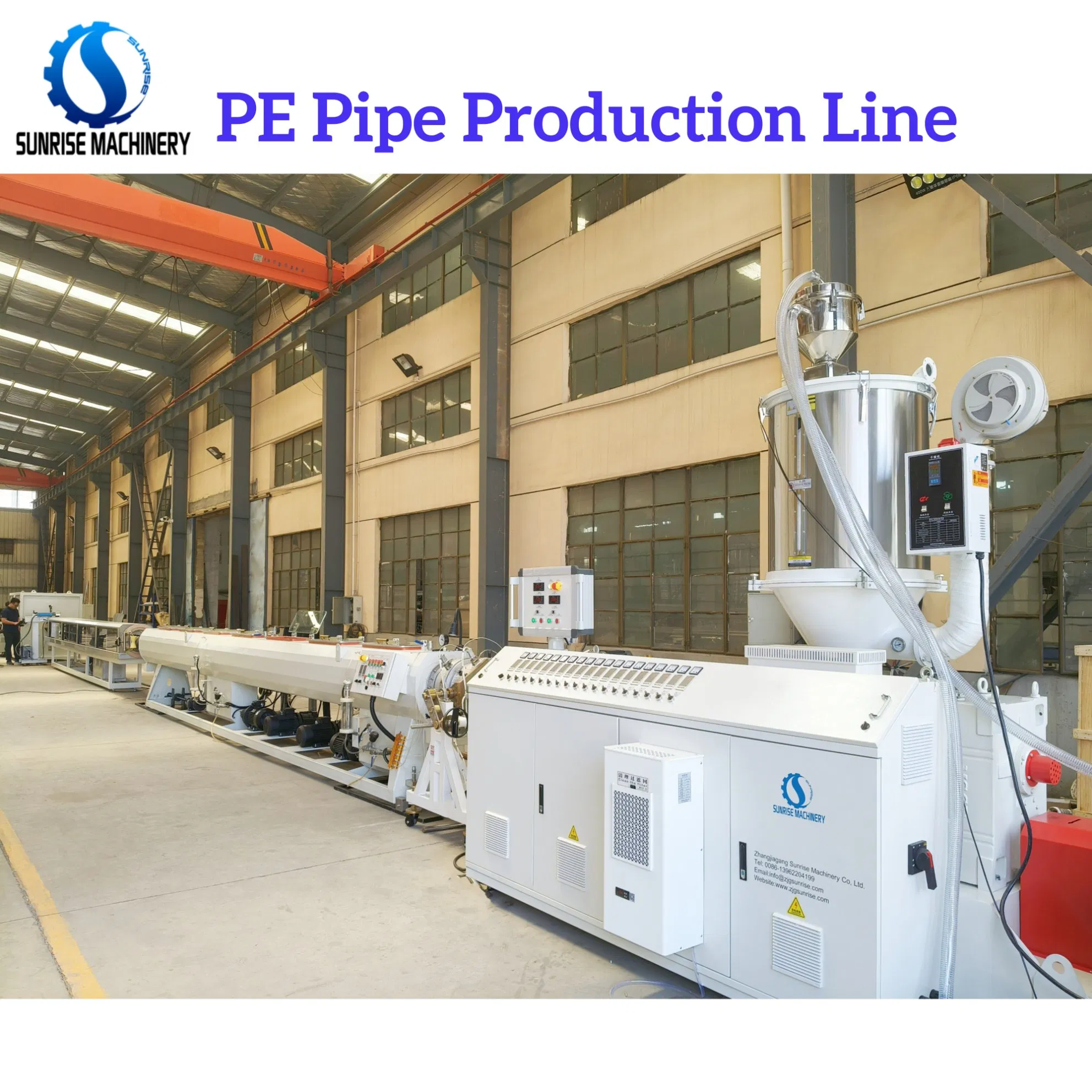 Plastic HDPE Pipe Production Line PE Pipe Tube Hose Extrusion Line
