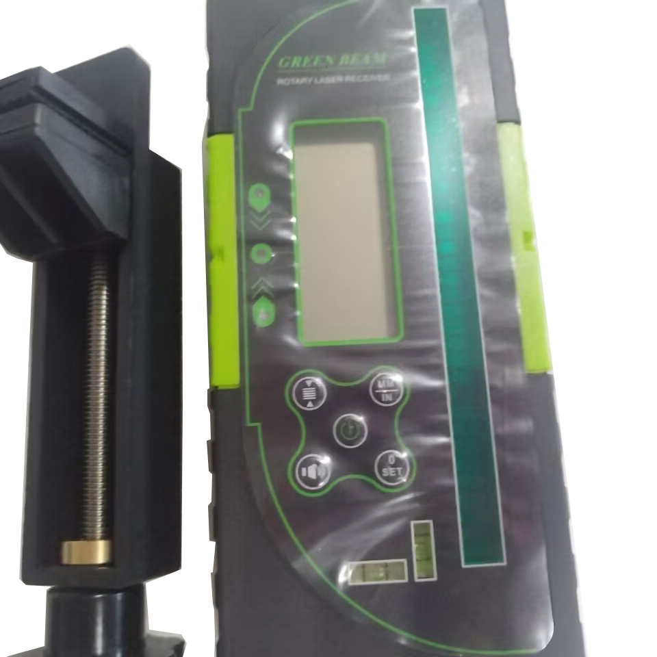 High Quality Surveying Instrument Double Sided LCD Display Laser Detector Laser Receiver for Rotary Laser Level with Green Beam