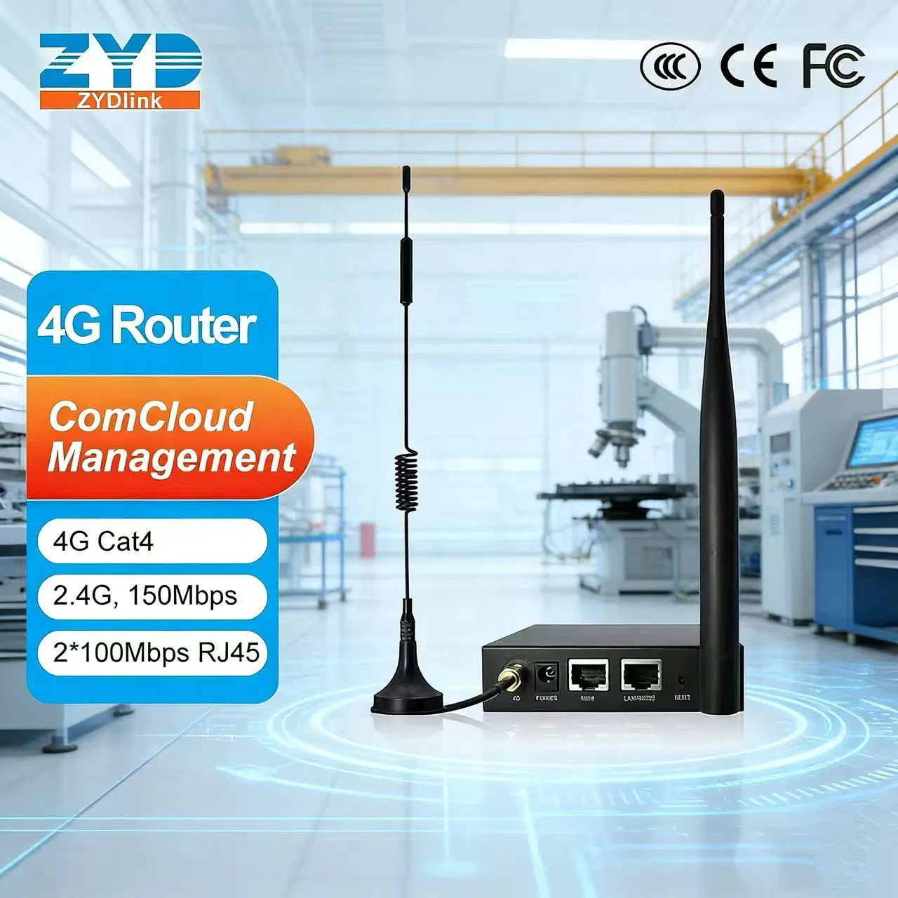 Professional Machine Networking Router Zyd5017-R320 for Industrial Automation