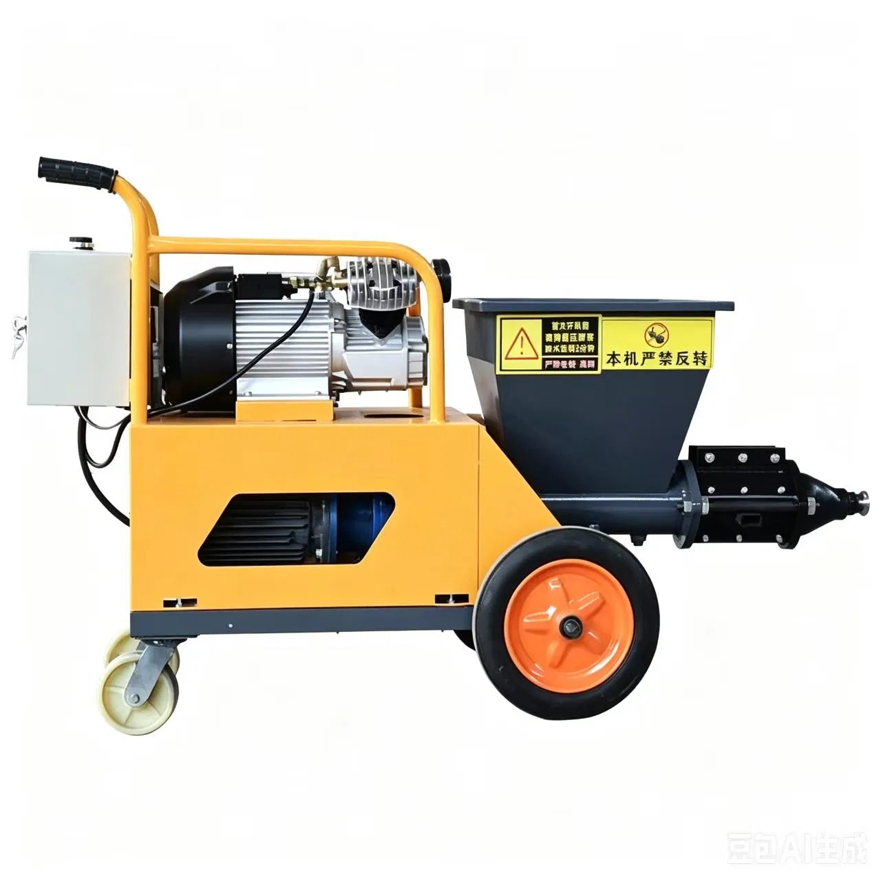 Automatic Cement Putty Gypsum Lime Plaster Paint Sprayer Electric Construction Concrete Shotcrete Wall Plastering Rendering Stucco Mortar Spraying Machine