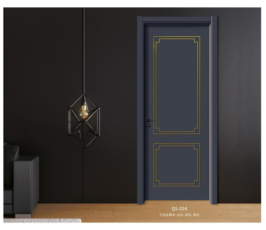 Multicolor Security Waterproof Low Carbon Environmental Protection Solid Wood Door