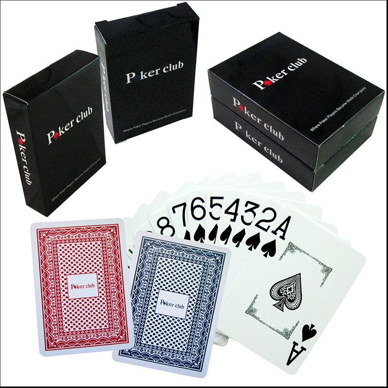 Poker Club Flexible Jumbo Waterproof 0.32mm New 100% Plastic Playing Cards