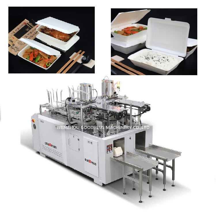 New Model Servo Type Paper Lunch Box Making Machine, Paper Noodle Box Making Machine, Take Away Food Packing Box Making Machine